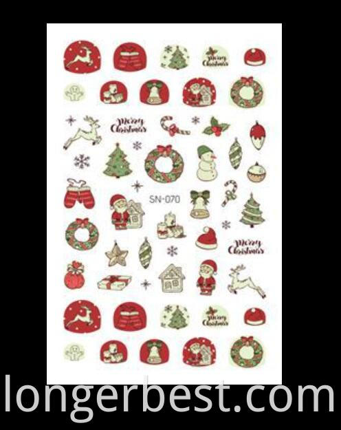 Xmas 3d Nail Sticker070 Jpg